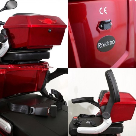 Rolektro E-Quad 25 V.2 Blei-Gel Rot