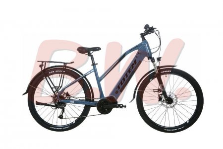 TOTEM Trekking E-Bike Explorer Blaugrau 18 Zoll