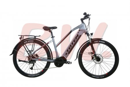 TOTEM Trekking E-Bike Explorer Silbergrau 18 Zoll