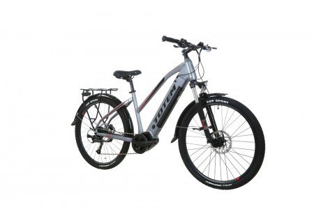 TOTEM Trekking E-Bike Explorer Silbergrau 18 Zoll