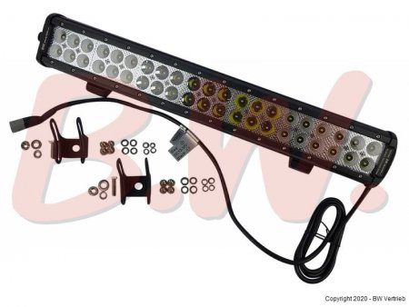 Premium LED light bar 2-reihig mit 126W