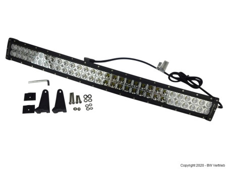 CURVED Premium LED light bar 2-reihig mit 180W