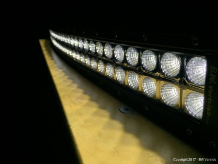 CURVED LED light bar 2-reihig mit 180W