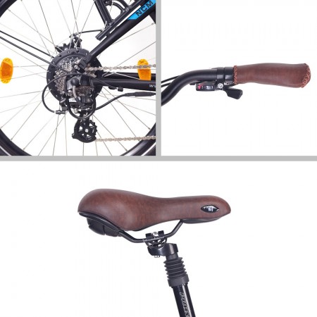 NCM Milano Plus 28 Zoll Trekking E-Bike Schwarz