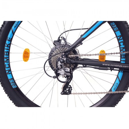 NCM Moscow Plus 27,5 Zoll E-MTB Mountainbike E-Bike Schwarz Blau