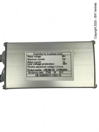 Controller CT4 36V Silber für NCM Paris, Rome, Hamburg, Munich, London, Essen, Motorkits