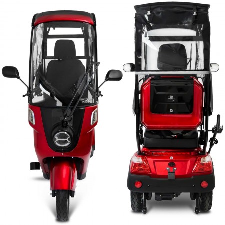 Deisla, Dreirad DS3-15 Lithium, Rot 60V-30Ah, 1000 Watt