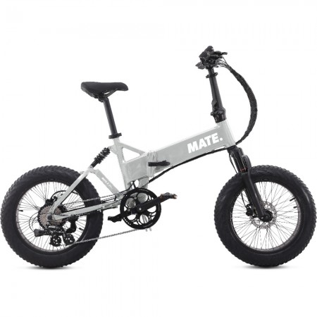 MATE X EVO 20 Zoll E-Faltrad Silver Comet