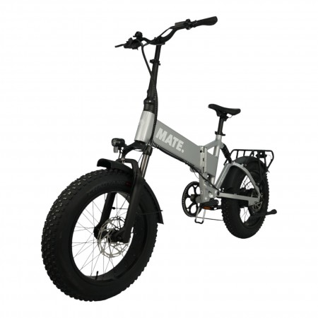 MATE X EVO 20 Zoll E-Faltrad Silver Comet