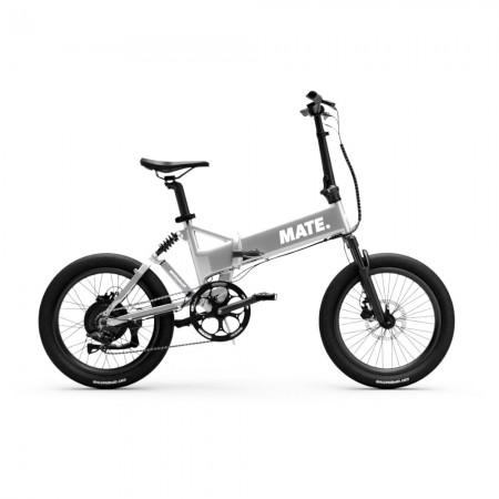 MATE FUSION 20 Zoll E-Faltrad Silver Comet