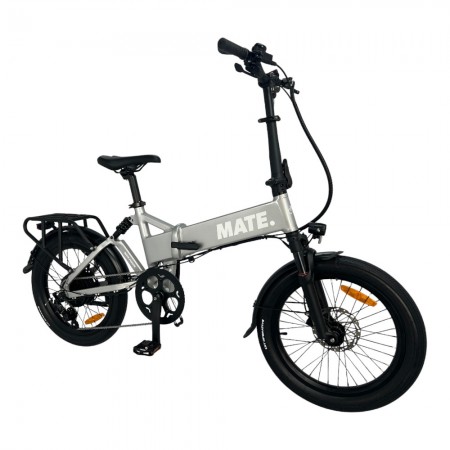 MATE FUSION 20 Zoll E-Faltrad Silver Comet