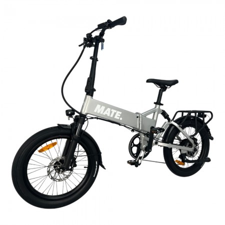 MATE FUSION 20 Zoll E-Faltrad Silver Comet