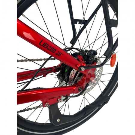 UrbanBiker UB200 26 Zoll in Rot