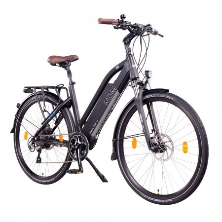 NCM Milano Plus 28 Zoll Trekking E-Bike Schwarz