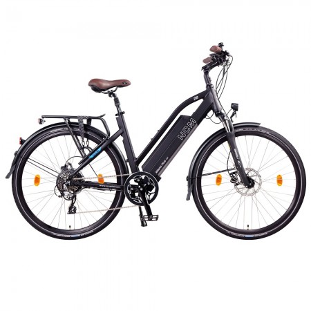 NCM Milano Plus 28 Zoll Trekking E-Bike Schwarz