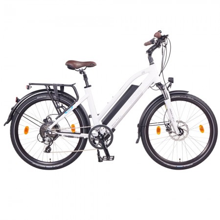 NCM Milano Plus 26 Zoll Trekking E-Bike Weiß