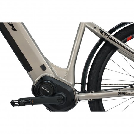 TOTEM City E-Bike Elura Silber 18 Zoll