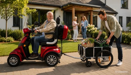 Anhänger Premium Transport-Anhänger aus Aluminium Rolektro