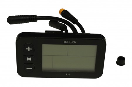 Display Das-Kit L6B Schwarz mit Daumengasanschluss
