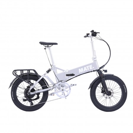 MATE FUSION 20 Zoll E-Faltrad Silver Haze
