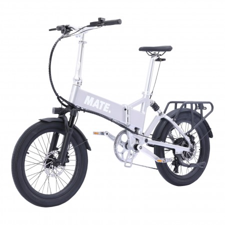 MATE FUSION 20 Zoll E-Faltrad Silver Haze