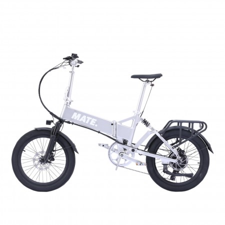 MATE FUSION 20 Zoll E-Faltrad Silver Haze