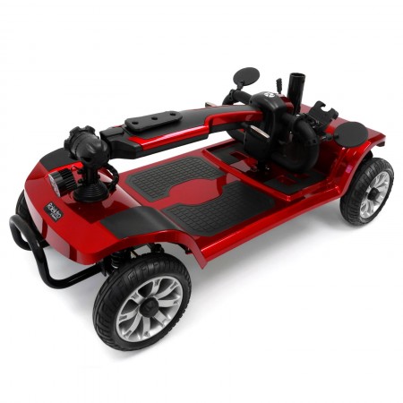 Rolektro, E-Quad 6 V.2 Pro Bleigel, Rot, 24V-20Ah, 300 Watt
