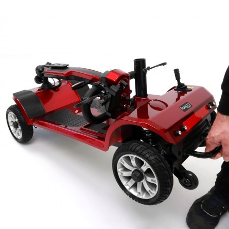 Rolektro, E-Quad 6 V.2 Pro Bleigel, Rot, 24V-20Ah, 300 Watt
