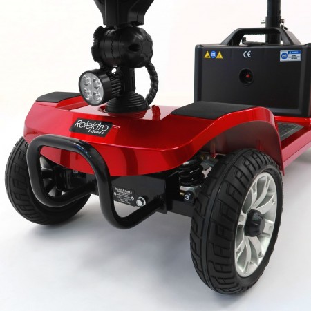 Rolektro, E-Quad 6 V.2 Pro Bleigel, Rot, 24V-20Ah, 300 Watt