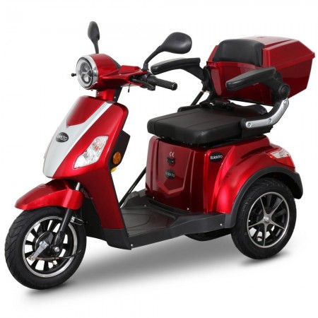 Rolektro, E-Trike 15 V.2 Bleigel, Rot, 60V-20Ah, 1000 Watt