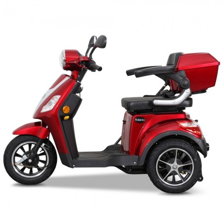 Rolektro, E-Trike 15 V.2 Bleigel, Rot, 60V-20Ah, 1000 Watt