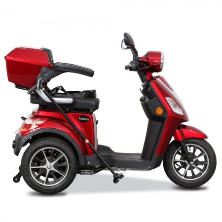 Rolektro, E-Trike 15 V.2 Bleigel, Rot, 60V-20Ah, 1000 Watt