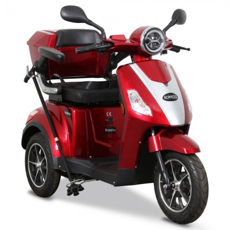 Rolektro, E-Trike 15 V.2 Bleigel, Rot, 60V-20Ah, 1000 Watt