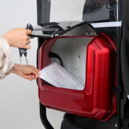 Rolektro Deisla, Vierrad DS4-15 Lithium, Rot 60V-30Ah, 1000 Watt