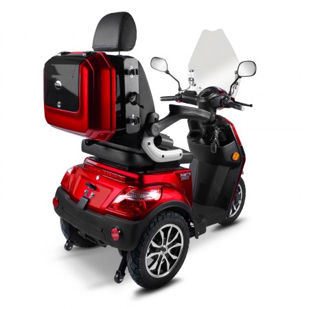 Rolektro, E-Trike 15 V.2 Premium Bleigel, Rot, 60V-30Ah, 1000 Watt