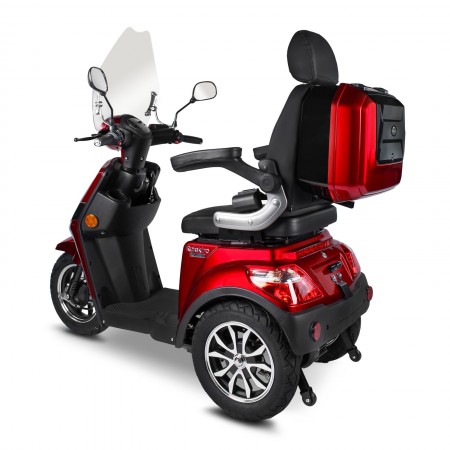 Rolektro, E-Trike 15 V.3 Premium Lithium, Rot, 60V-30Ah, 1000 Watt