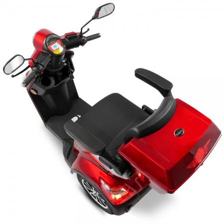 Rolektro, E-Trike 25 V.3 Lithium, Rot, 60-30Ah, 1000 Watt