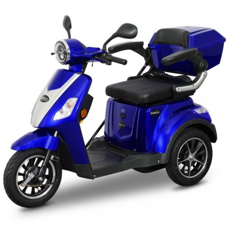 Rolektro, E-Trike 25 V.2 Bleigel, Blau, 60V-20Ah, 1000 Watt