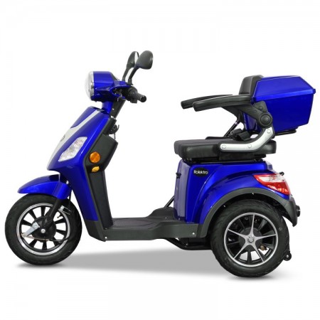 Rolektro, E-Trike 25 V.2 Bleigel, Blau, 60V-20Ah, 1000 Watt