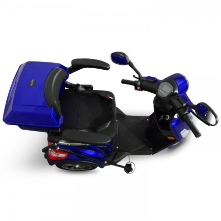Rolektro, E-Trike 25 V.2 Bleigel, Blau, 60V-20Ah, 1000 Watt