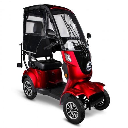 Rolektro Deisla, Vierrad DS4-25 Lithium, Rot 60V-30Ah, 1000 Watt