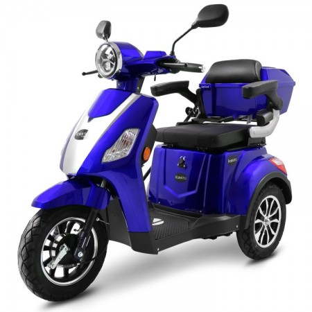 Rolektro, E-Trike 25 V.3 Lithium, Blau, 60-30Ah, 1000 Watt