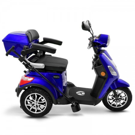 Rolektro, E-Trike 25 V.3 Lithium, Blau, 60-30Ah, 1000 Watt
