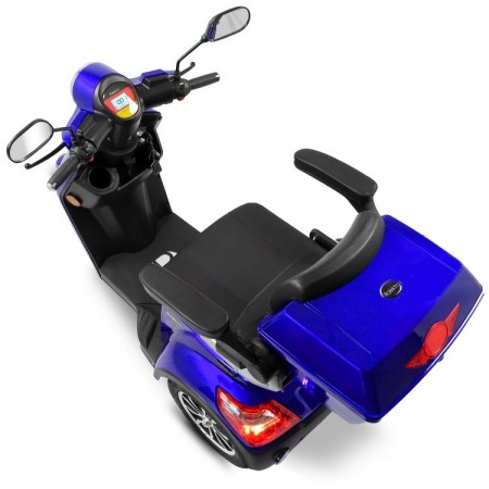 Rolektro, E-Trike 25 V.3 Lithium, Blau, 60-30Ah, 1000 Watt