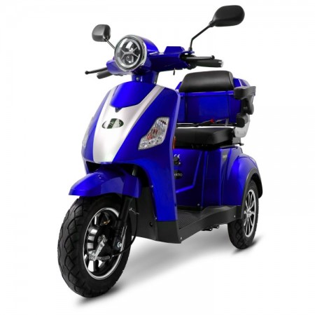 Rolektro, E-Trike 25 V.3 Lithium, Blau, 60-30Ah, 1000 Watt