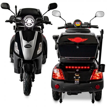 Rolektro, E-Trike 25 V.3 Lithium, Schwarz, 60-30Ah, 1000 Watt