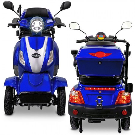 Rolektro, E-Quad 25 V.3 Lithium, Blau, 60V-30Ah Akku, 1000 Watt