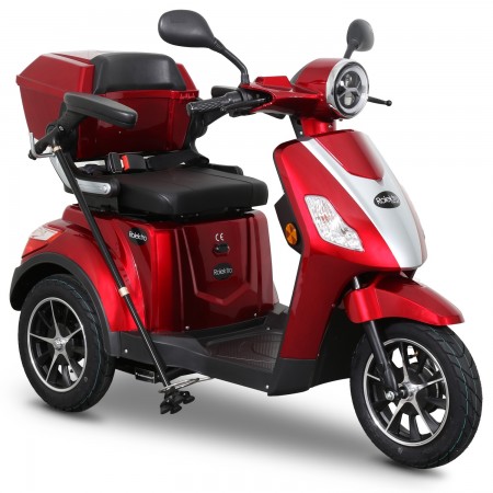 Rolektro, E-Trike 25 V.2 Bleigel, Rot, 60V-20Ah, 1000 Watt