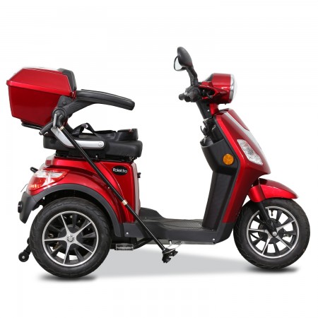 Rolektro, E-Trike 25 V.2 Bleigel, Rot, 60V-20Ah, 1000 Watt