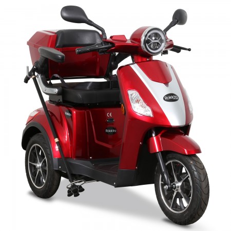 Rolektro, E-Trike 25 V.2 Bleigel, Rot, 60V-20Ah, 1000 Watt